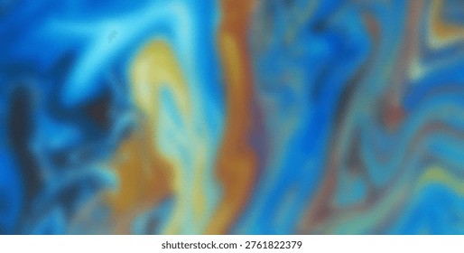 A Visual Delight of Texture and Color in Liquid Art
