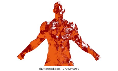 Visualization Depicting Counterproductive Thoughts And Mental Blockage 3D Render