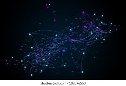 Visualization Of Real Scientific Data Represented As A Graph