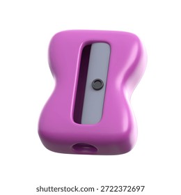 Visually perfect 3d icon of sharpener in modern style,