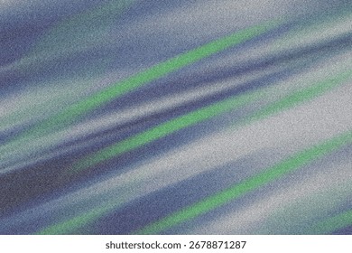 A visually striking abstract image featuring bold diagonal lines in vibrant green and deep blue hues, set against a textured, speckled background, creating a sense of dynamic energy and modern artisti