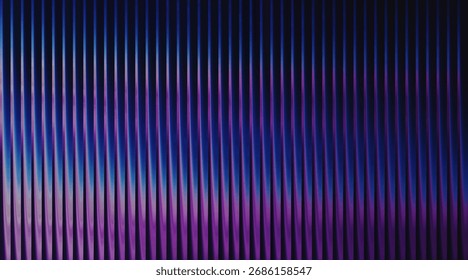 A visually striking gradient background featuring a smooth transition from blue to purple, enhanced by vertical lines, creating a modern and vibrant aesthetic.