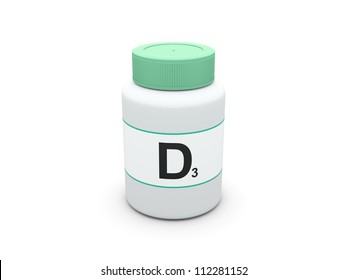 Vitamin D3 Bottle