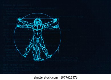 Vitruvian Man by Leonardo Da Vinci 