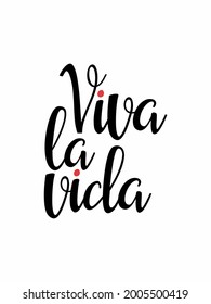 Viva La Vida Frida Kahlo Typography