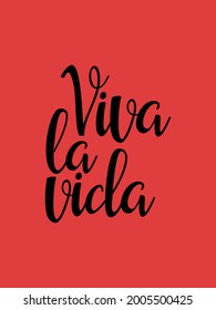 Viva La Vida Frida Kahlo Typography