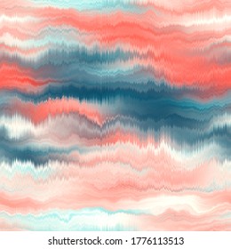 Vivid Degrade Blur Ombre Radiant Surreal Blurry Saturated Digital Wavy Ocean Water Seamless Repeat Raster Jpg Pattern Swatch. Soft Gentle Subtle Fuzzy Soft Out Of Focus Blobs.