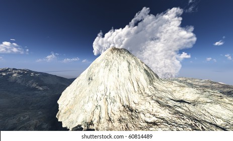 Volcanic crater