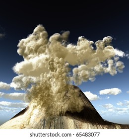 Volcanic eruption