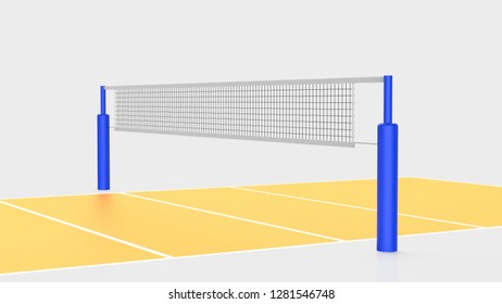 580 Volleyball Court 3d Rendering Images, Stock Photos & Vectors ...