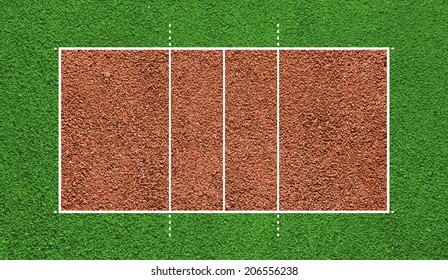 Volleyball Court. Top View Field. Board Background.