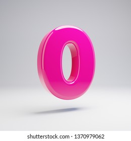 Glossy Pink Paint Letter O Lowercase Stock Illustration 582497110 ...