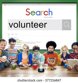 Volunteer Help Charity Assist Aid Giving Relief Concept - Powered by Shutterstock