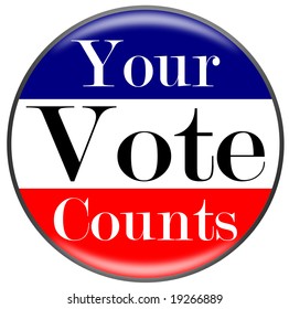 657 Your vote counts Images, Stock Photos & Vectors | Shutterstock