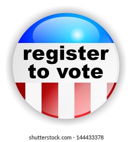 Vote Badge, Register To Vote