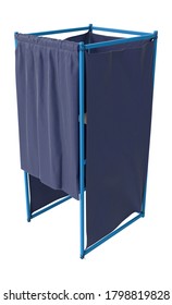 Voting Booth 3D Illustration On White Background