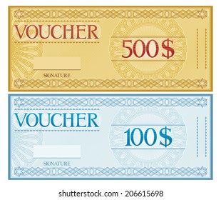 voucher design  - Powered by Shutterstock