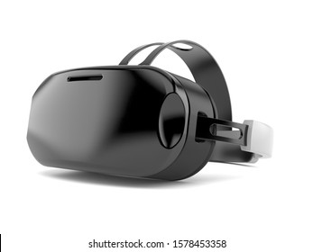 VR headset isolated on white background. 3d illustration