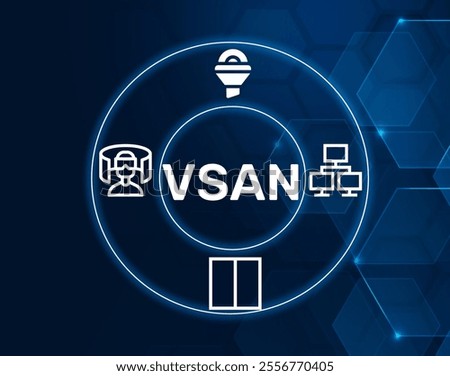 VSAN acronym. Virtual Storage Area Network (VSAN) is a logical partition in a physical SAN.