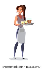 Cartoon Waitress Images, Stock Photos & Vectors | Shutterstock