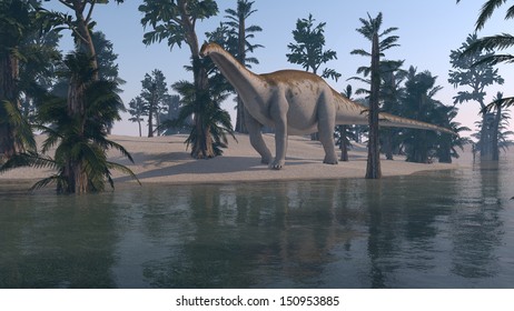 Walking Apatosaurus