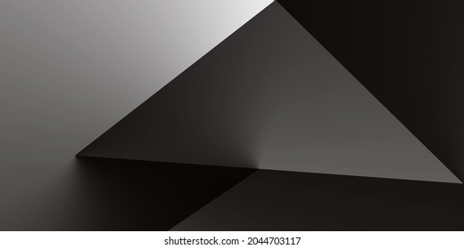 wall art  abstract black background  black paper  wallpaper  color gradient  texture and copy space   you can use for ad  product   card  business presentation  background  blank  geometric