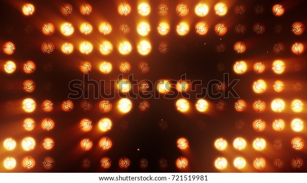 Wall Bright Orange Incandescent Lamps Lights Stock