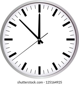 Wall Clock Raster Version Stock Illustration 125164925 | Shutterstock