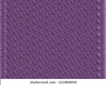 Wall panel violet capitone