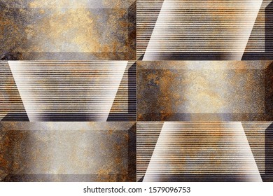 Wall tiles design with high resolution