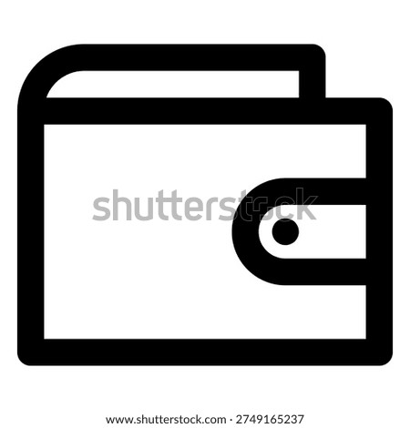 wallet icon vector use for web