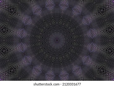 Wallpaper, Background, Mandala Pattern Made With The Photomontage Technique And Computer Graphics, A Pattern In The Style Of India, Far East, In A Modern Design, Metallic