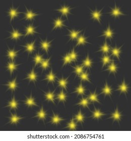 Wallpaper with the star theme