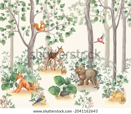 Similar – Image, Stock Photo I love it Forest