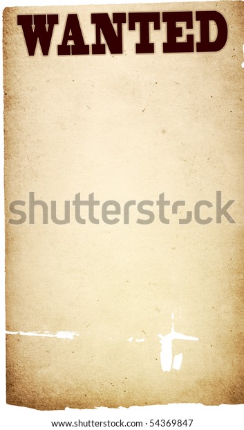 Wanted Old Paper Textures Perfect Background のイラスト素材