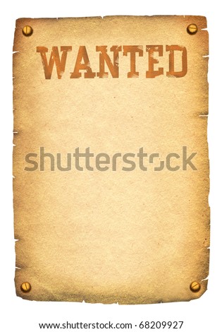 Wanted картинка для фотошопа