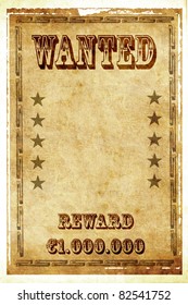 712 Wanted Poster Border Images, Stock Photos & Vectors | Shutterstock