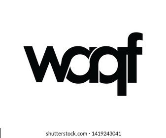 Waqf Original Monogram Logo Design