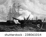 The War of 1812, naval battle in which U.S. frigate Constitution defeats the British warship Guerriere, August 19, 1812