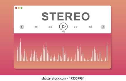 Wareform Program Melody Music Concept