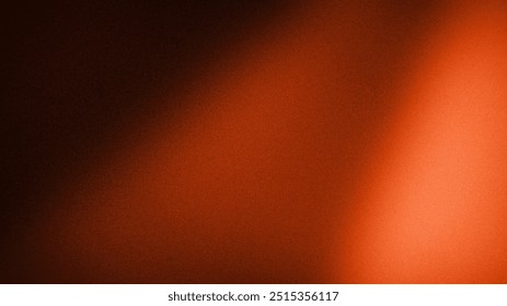 Warm 4K gradient background featuring rich orange and brown tones. Perfect for creating inviting, autumn-inspired designs, wallpapers, and banners. The grainy texture adds depth and warmth