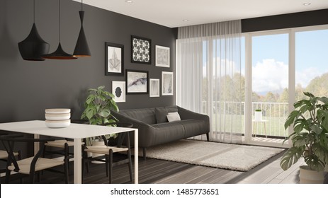 Modern Living Room With Couch Images Stock Photos Vectors