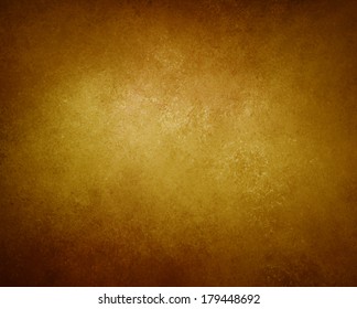 Warm Gold Brown Background, Black Vignette Border And Light Center, Abstract Vintage Grunge Background Texture, Earthy Country Western Tone, Beautiful Bronze Background Color, Product Display Backdrop