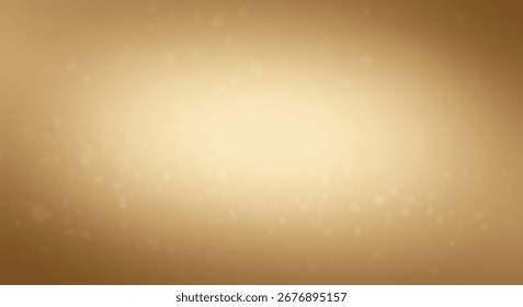 A warm, golden background with subtle, diffused light speckles creates a soft, glowing atmosphere.