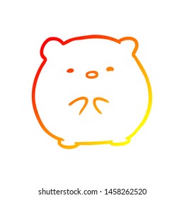 warm gradient line drawing