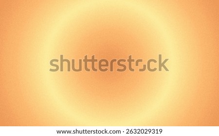 Warm orange circular gradient background with glowing center and soft grainy texture