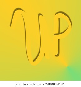Warm summer pattern with inscription Up