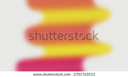 Warm Wave Gradient. Vertical Abstract Bands with Red Orange Yellow Pink Flow and Soft Blur. Suitable for tech design, wallpaper, poster, cover, brochure, banner, website, flyer
