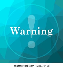 Warning Icon Warning Website Button On Stock Illustration 558073468 ...