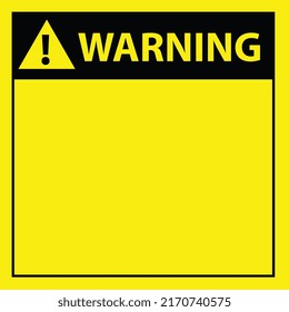 Warning Signs Perfect Dangerous Place Stock Illustration 2170740575 ...